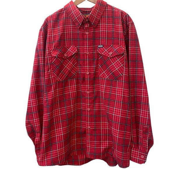 Dixxon Flannel Co Mens Plaid Button Up 2X The Dirte Workwear Cabincore Western - Picture 1 of 10